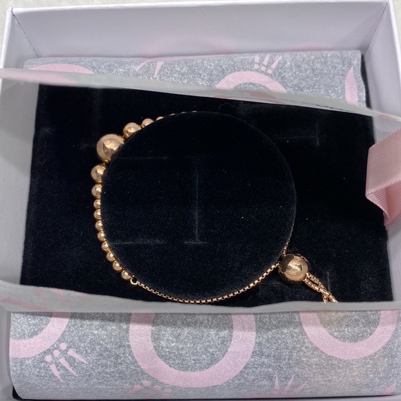 Pandora STRING OF BEADS Genuine 14K rose GOLD plated Adjustable Bracelet - Picture 8 of 14